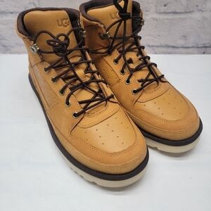 UGG 1112384 WHEAT HIGHLAND SPORT HIKER LACE-UP WINTER ANKLE BOOTS Men’s Size 9